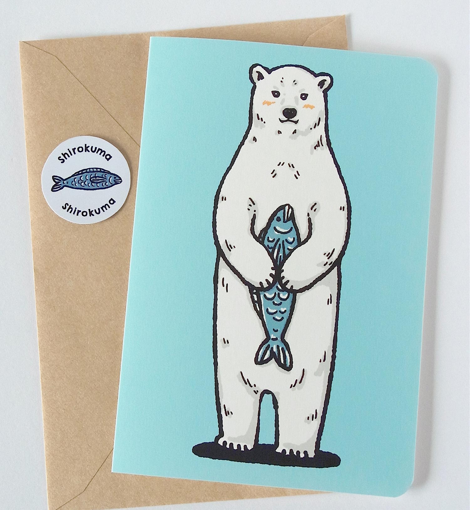 シロクマカード01