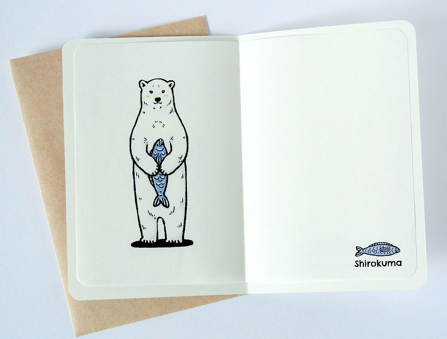 シロクマカード02