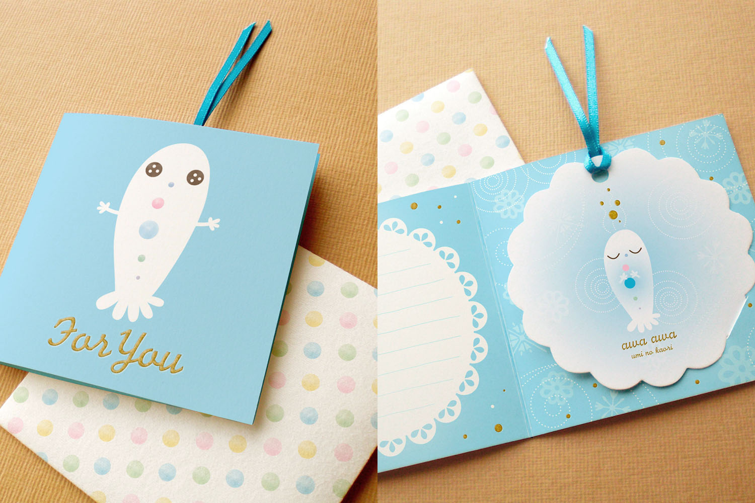 クリアーズミニカードあわあわ開き