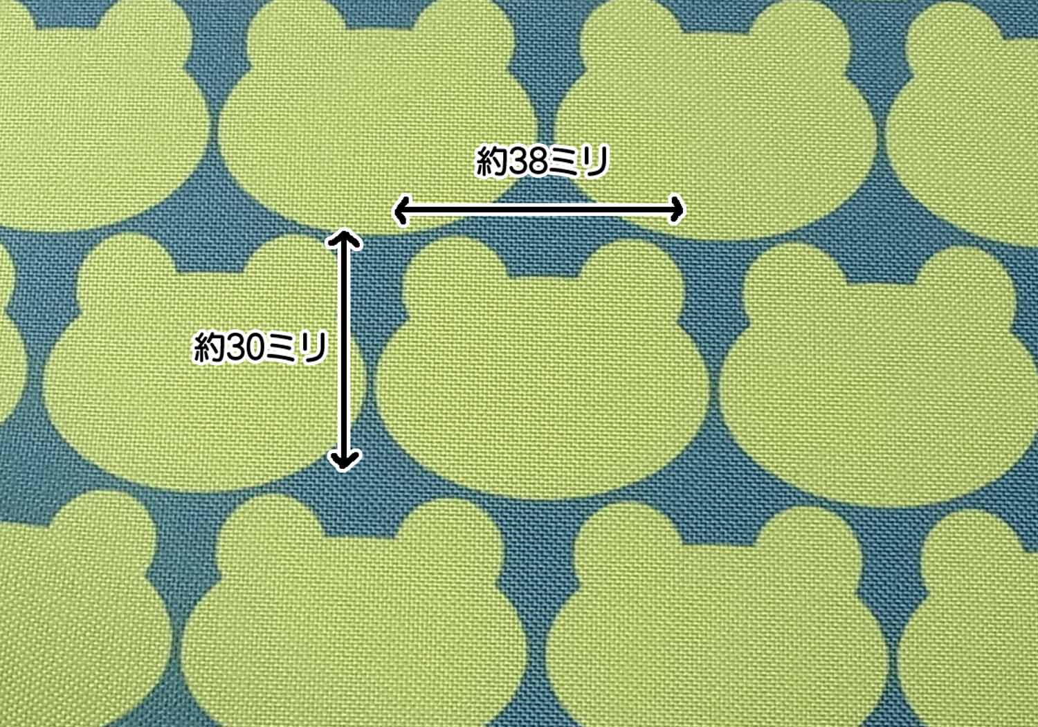 カエルがいっぱい！サイズ