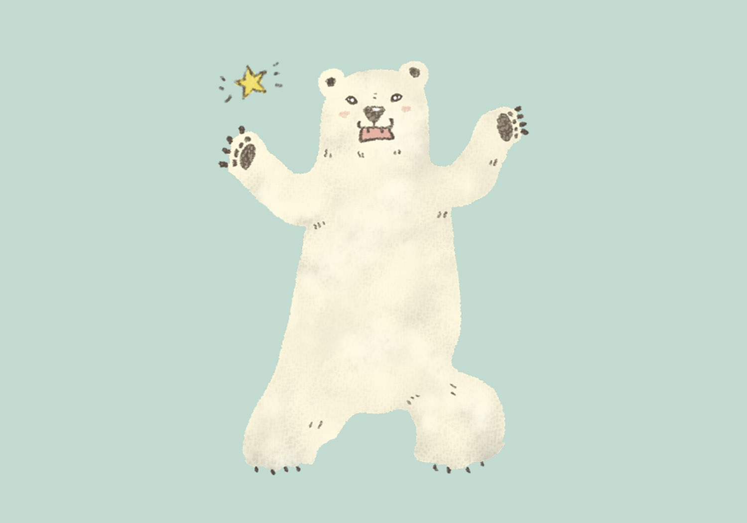 しろくまガオー！元画像単体