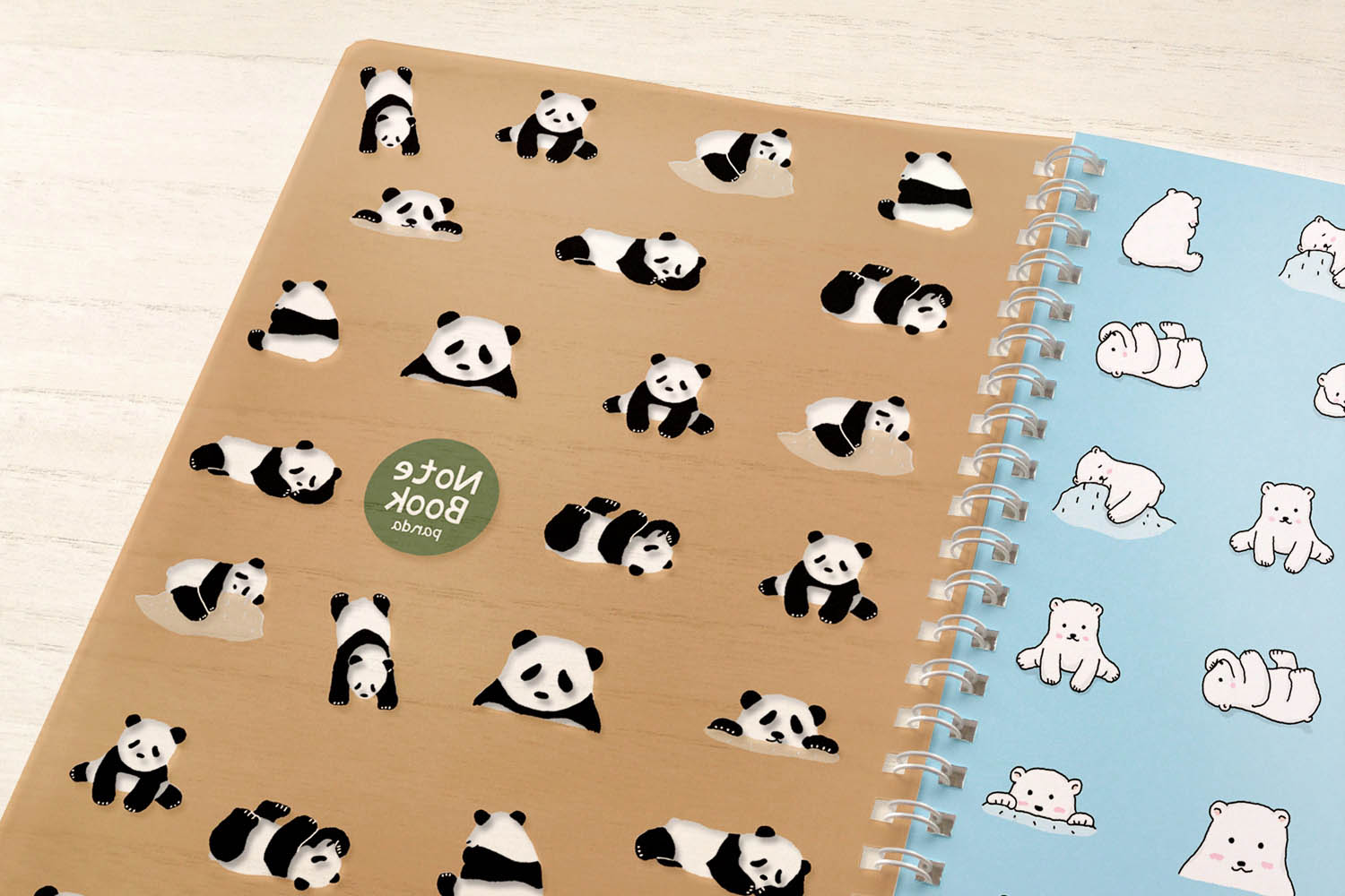 リングノート開き