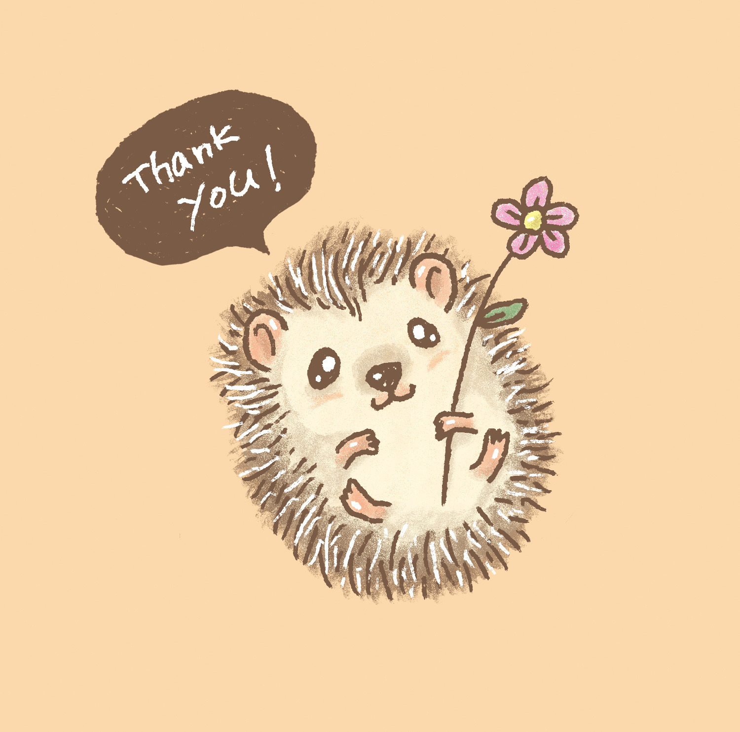 イラスト・ハリネズミ