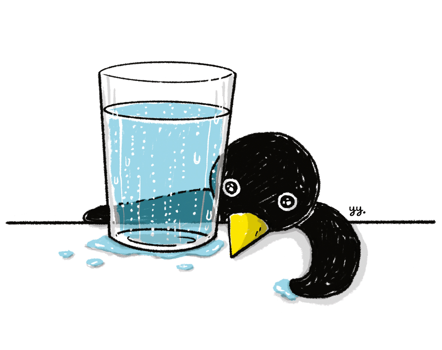 イラスト・炭酸水