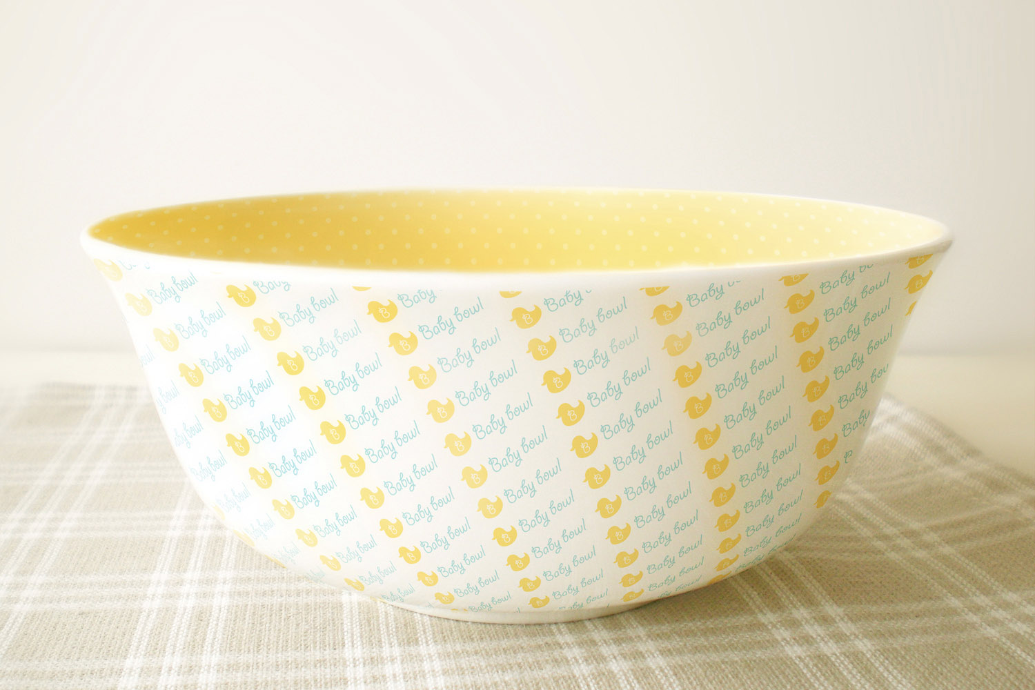 きぐるみベビーず、ボウルイエロー