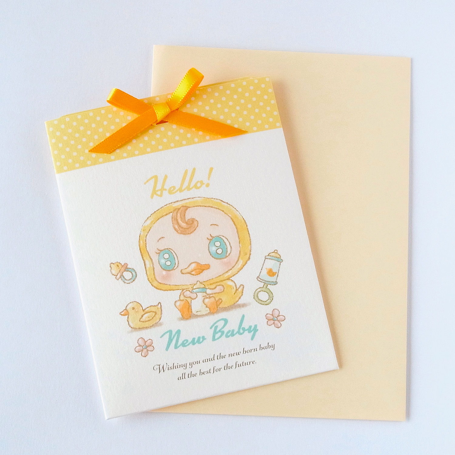 きぐるみベビーず、グリーティングあひる01