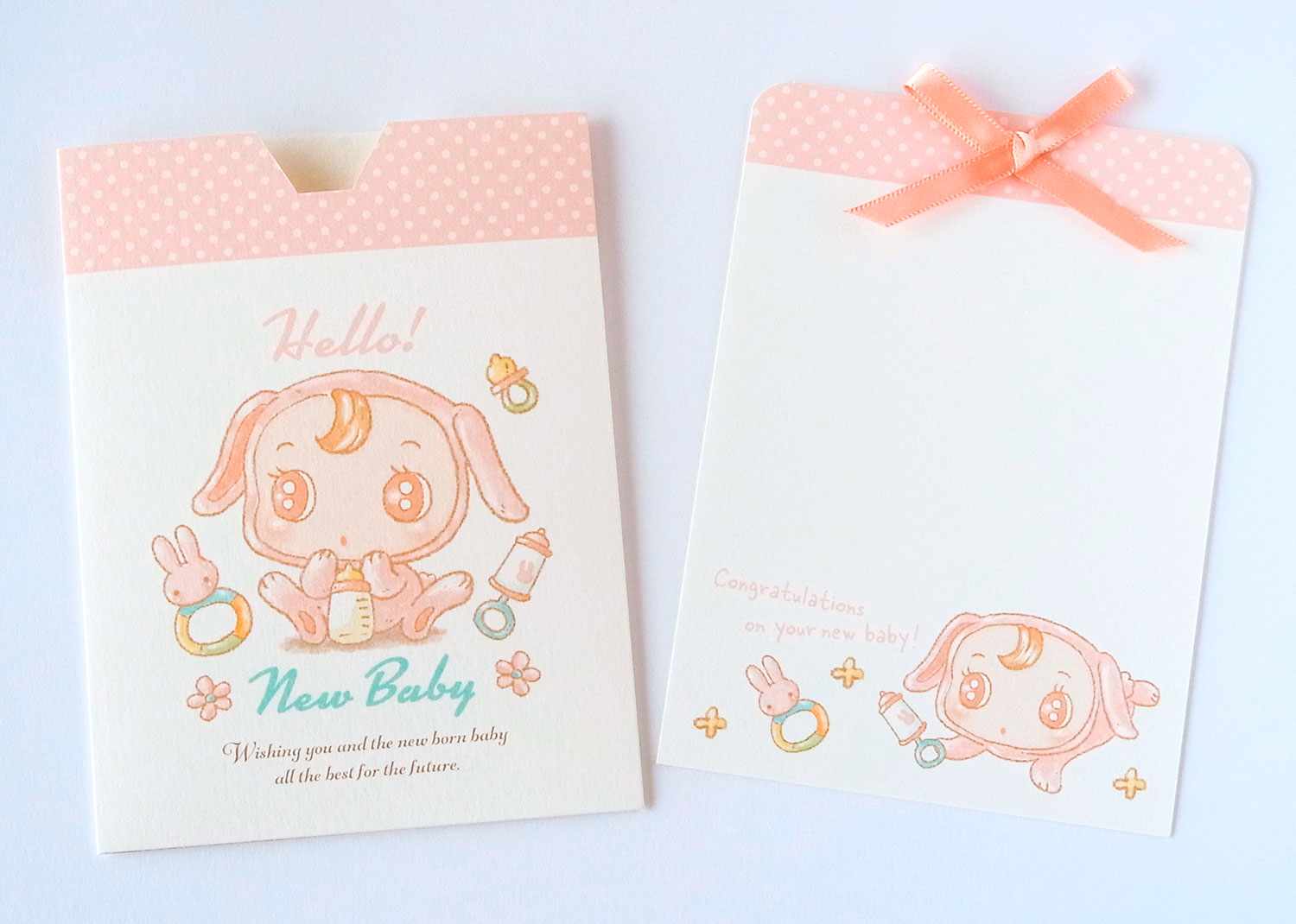 きぐるみベビーず、グリーティングうさぎ02