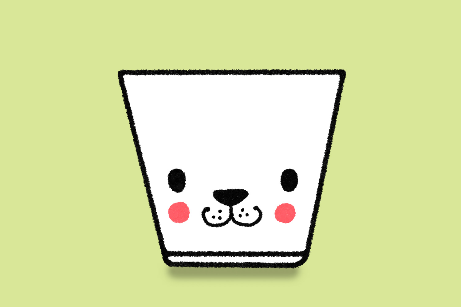 わんこっぷトップイラスト