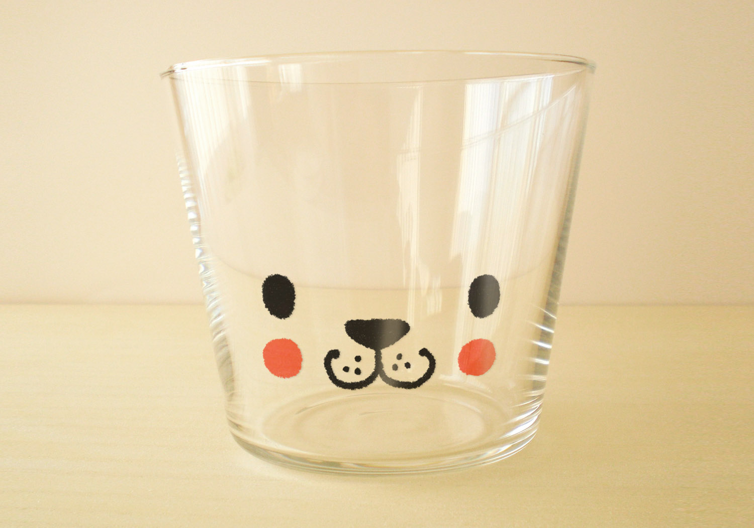 わんこっぷグラス正面